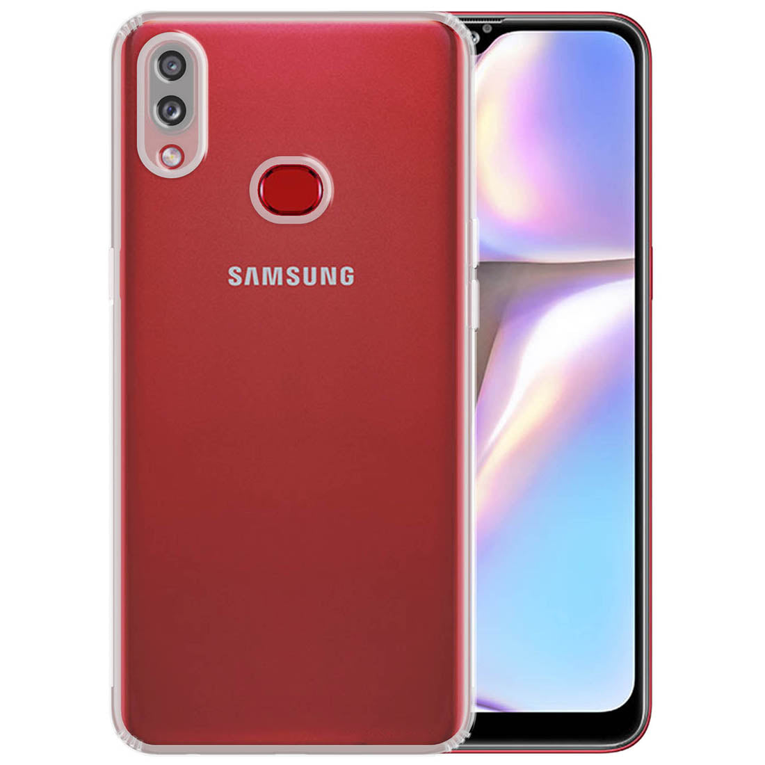 Anti Dust Plug Back Case Cover for Samsung Galaxy A10s / M01s