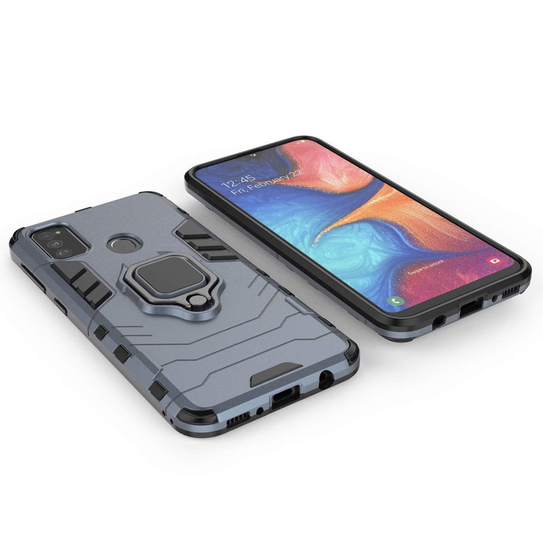 Hybrid Rugged Armor Kickstand Case for Samsung Galaxy M30s