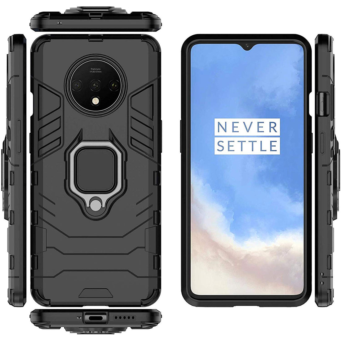 Hybrid Rugged Armor Kickstand Case for OnePlus 7T