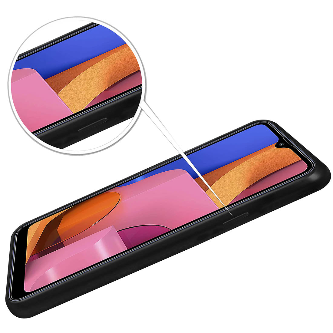 Comfort Grip Back Case Cover for Samsung Galaxy A20s