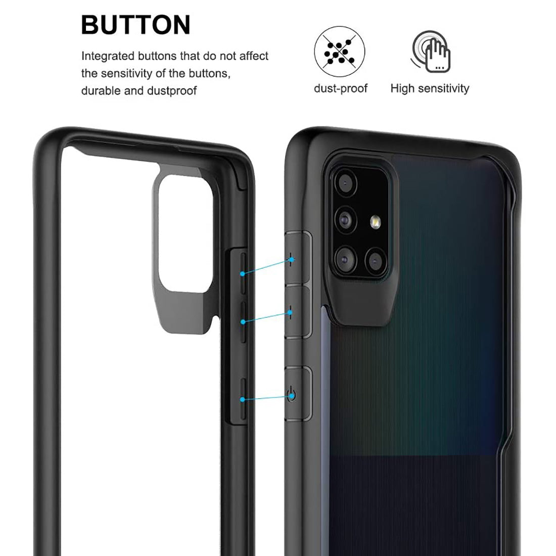 Shockproof Hybrid Cover for Samsung Galaxy A71