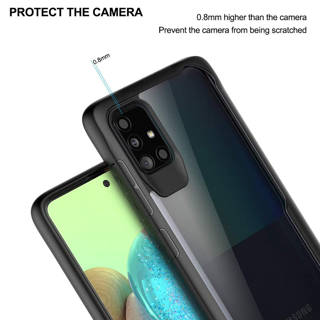 Shockproof Hybrid Cover for Samsung Galaxy A71