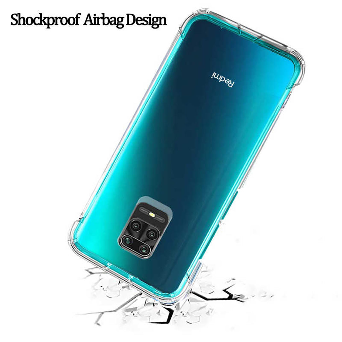 Hybrid Clear Case for Mi Redmi Note 9 Pro / Redmi Note 9 Pro Max
