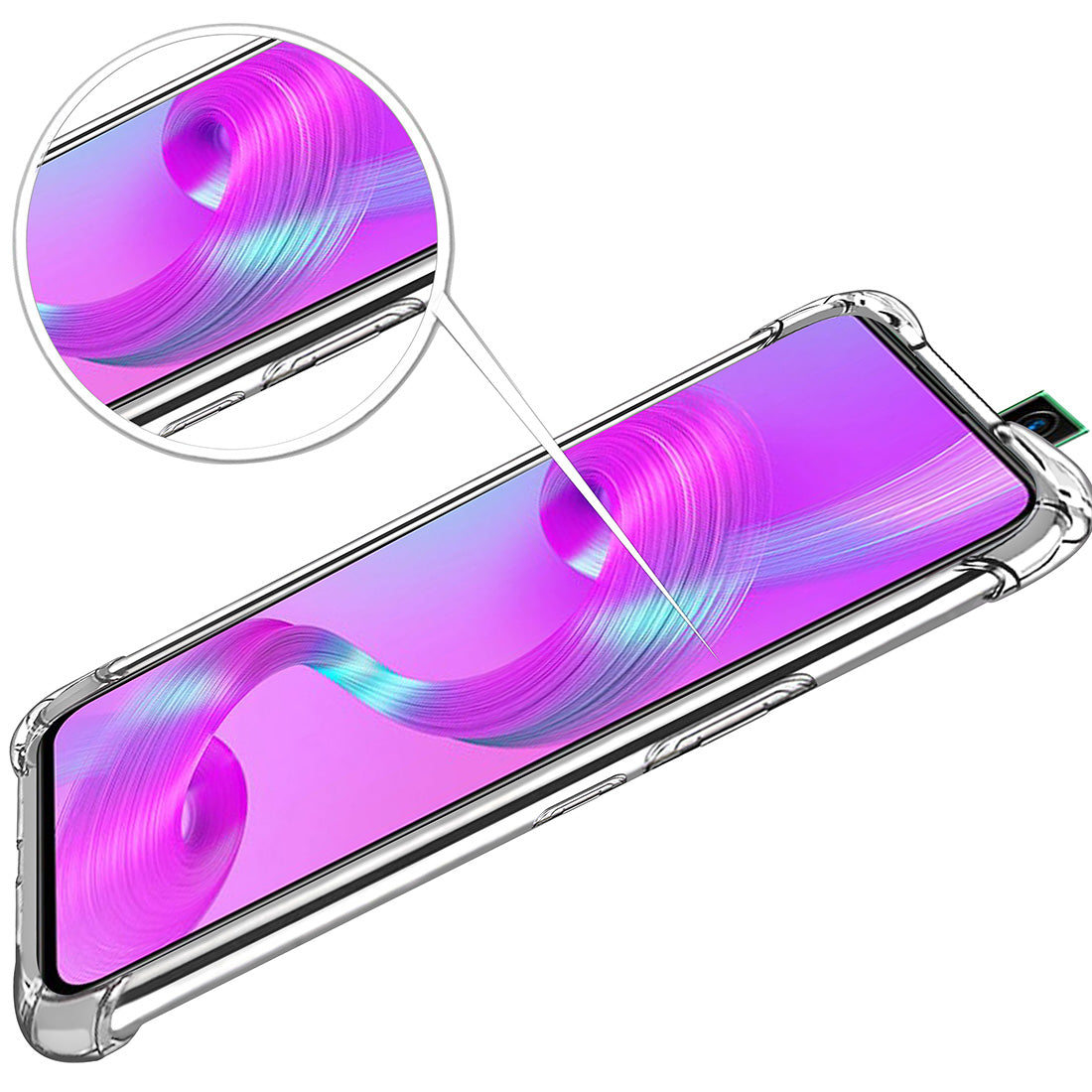 Hybrid Clear Case for Infinix S5 Pro