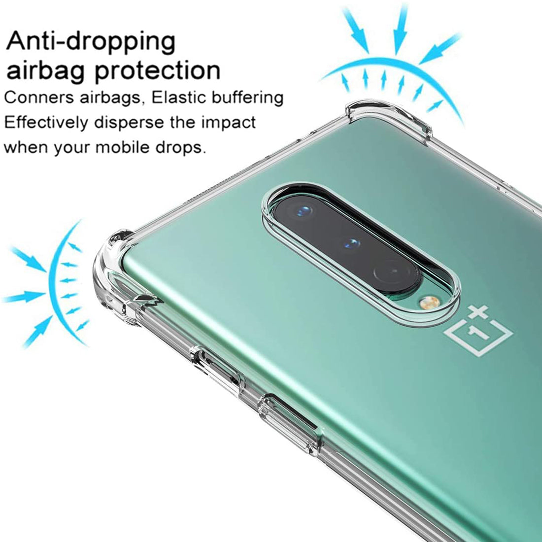 Hybrid Clear Case for OnePlus 8