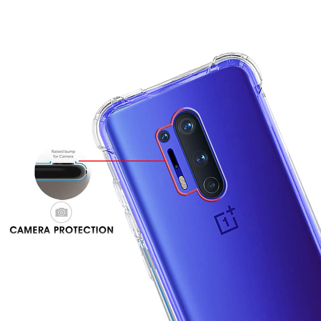 Hybrid Clear Case for OnePlus 8 Pro