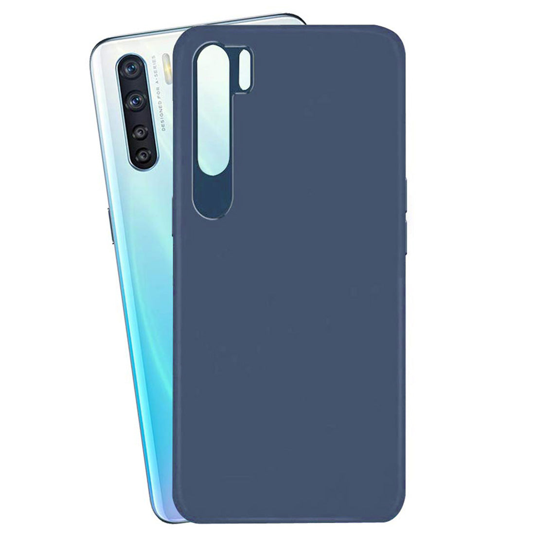 Matte Finish TPU Back Cover for Oppo F15 / Oppo A91