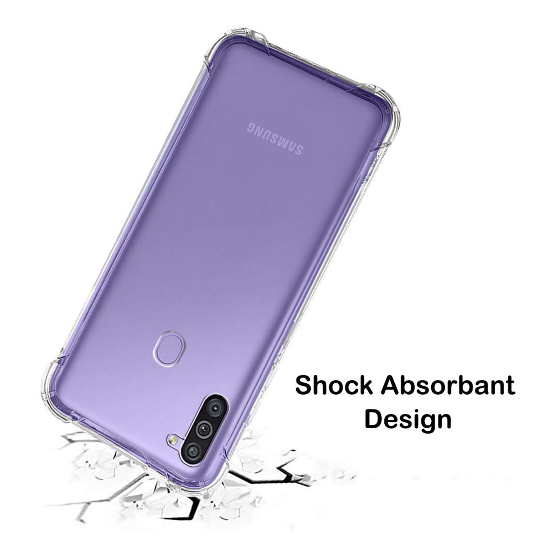 Hybrid Clear Case for Samsung Galaxy A11 4G / M11 4G