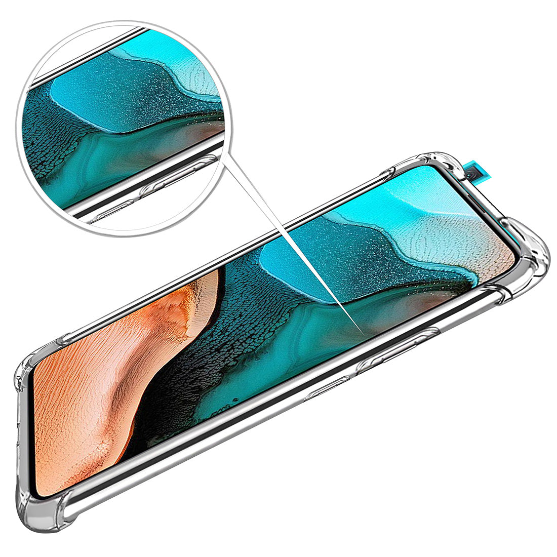 Hybrid Clear Case for Mi Redmi K30 Pro
