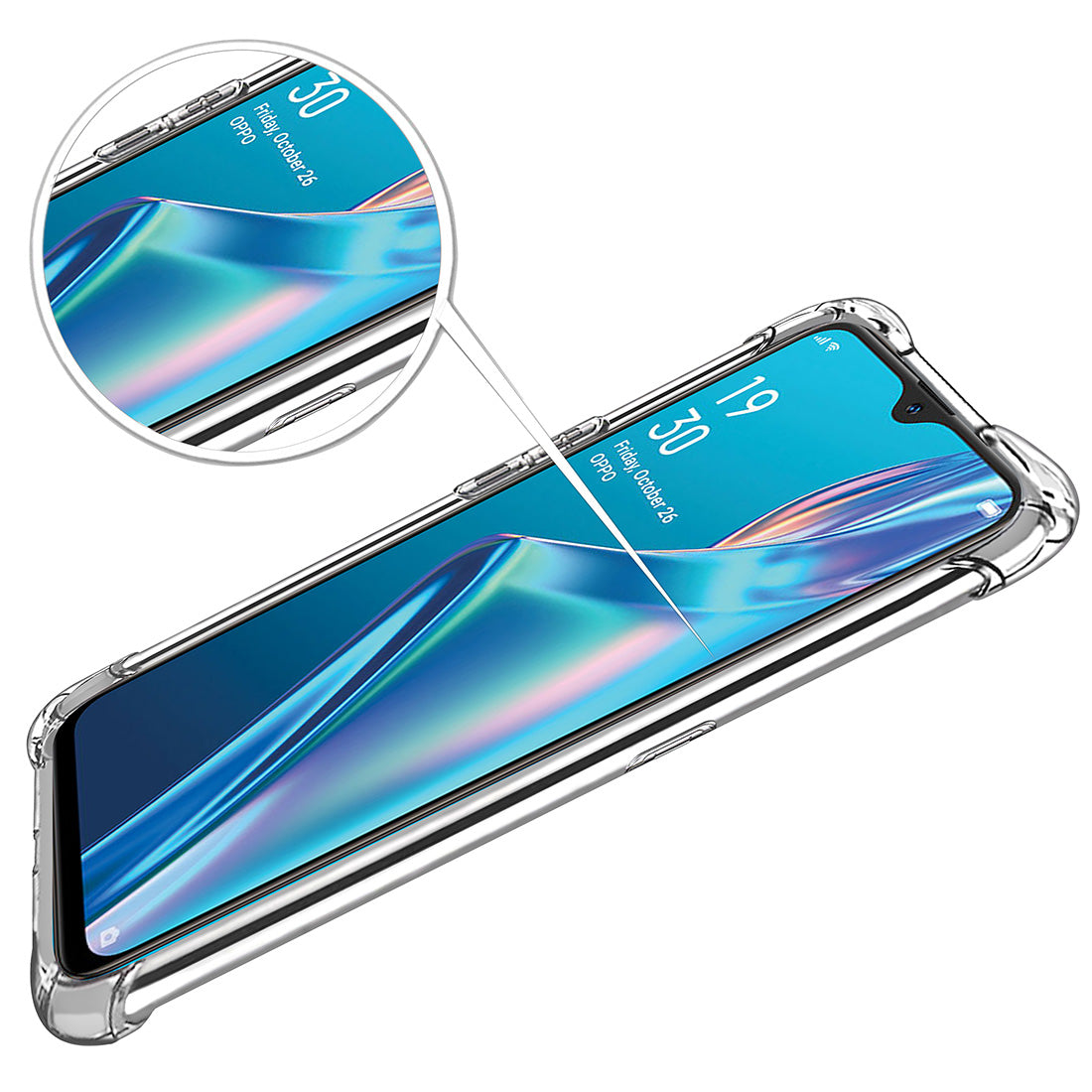 Hybrid Clear Case for Oppo A12