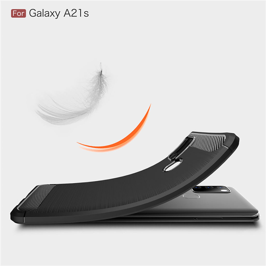 Carbon Fiber Case for Samsung Galaxy A21s