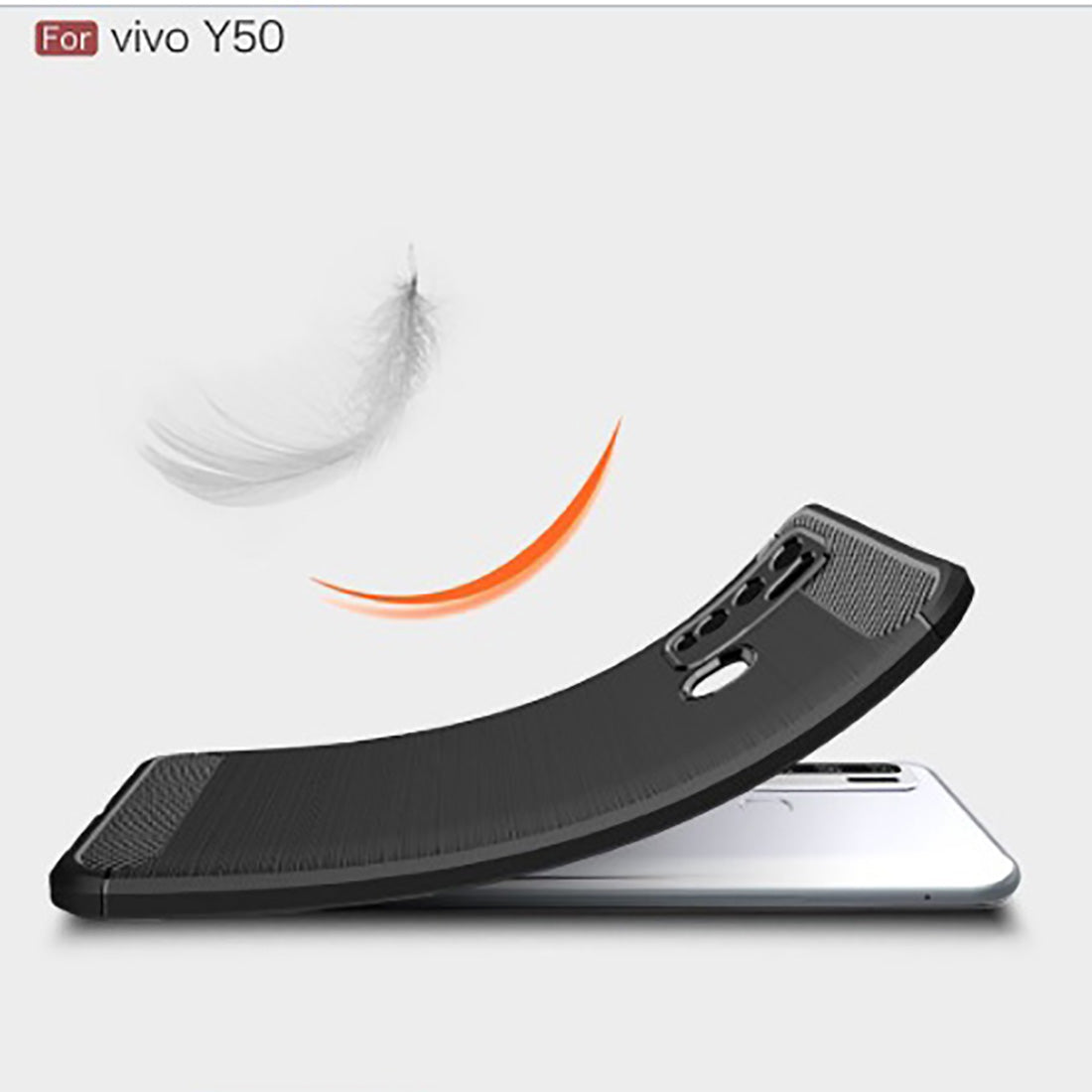 Carbon Fiber Case for Vivo Y30 4G / Y50 4G