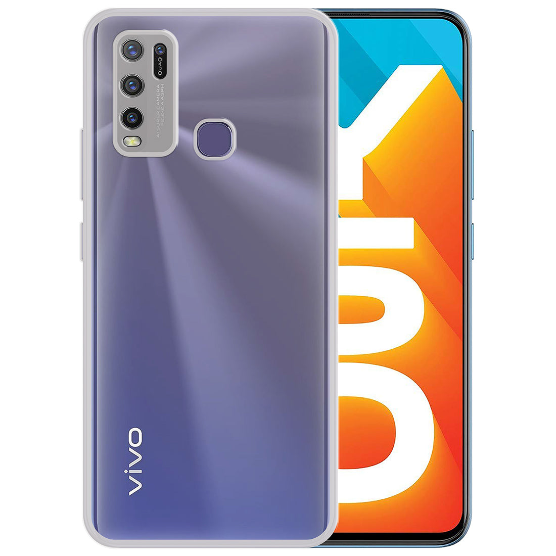 Anti Dust Plug Back Case Cover for Vivo Y50 4G