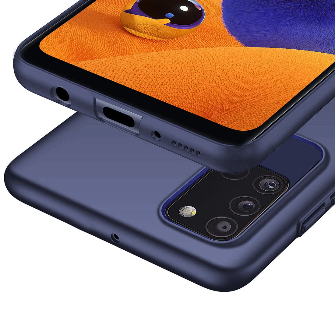 Matte Finish TPU Back Cover for Samsung Galaxy A31 4G