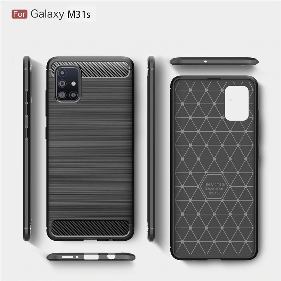 Carbon Fiber Case for Samsung Galaxy M31s