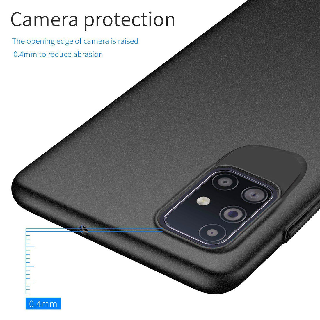 Matte Finish TPU Back Cover for Samsung Galaxy M31s
