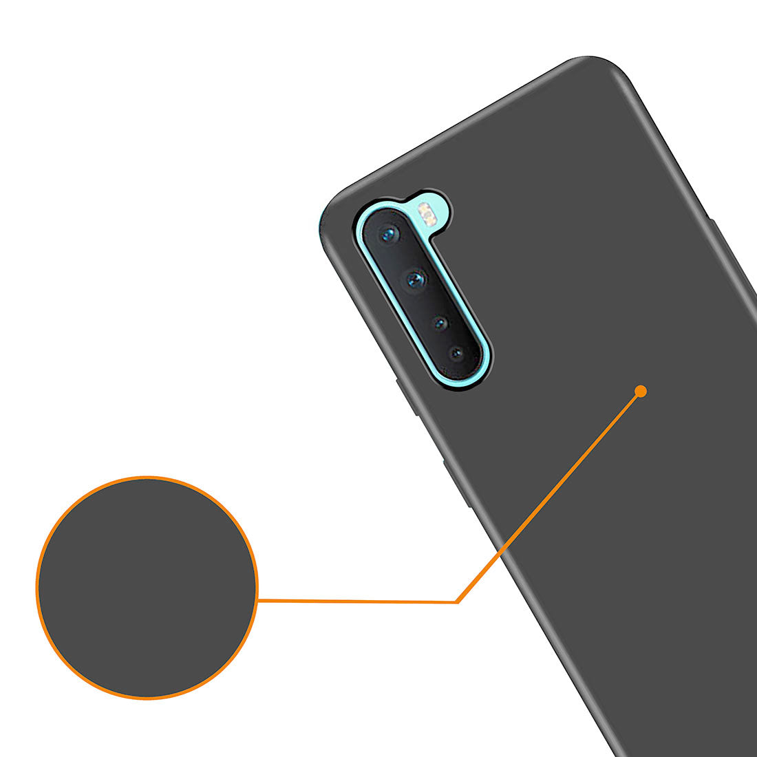 Matte Finish TPU Back Cover for OnePlus Nord