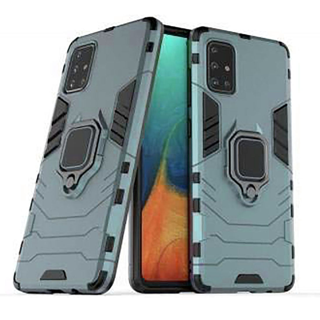 Hybrid Rugged Armor Kickstand Case for Samsung Galaxy A21s