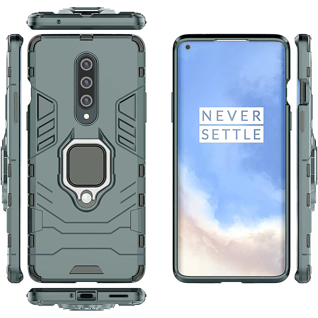 Hybrid Rugged Armor Kickstand Case for OnePlus 8