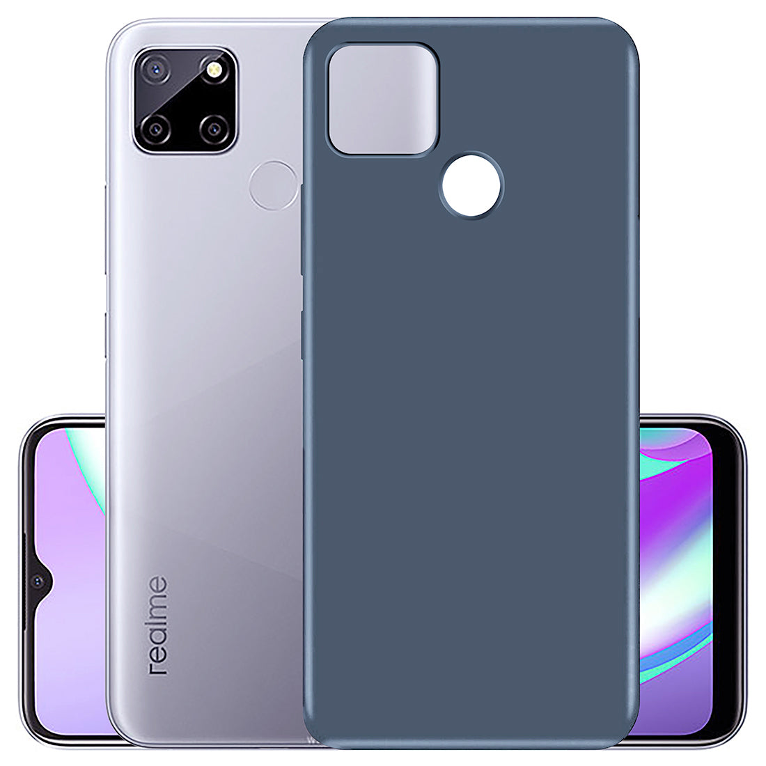 Matte Finish TPU Back Cover for Realme C12 / C15 / C25 / Narzo 20 / Narzo 30A