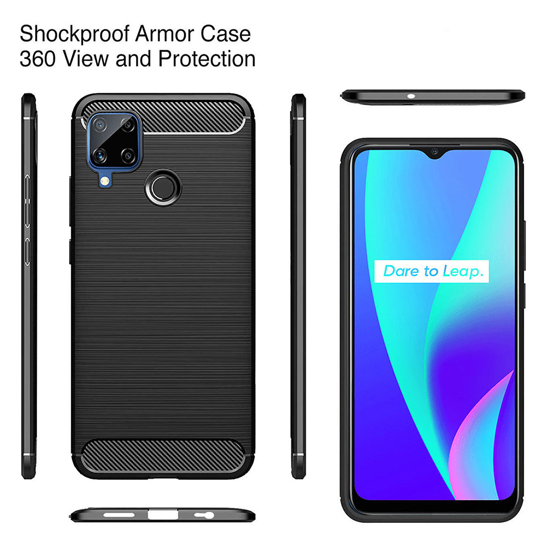 Carbon Fiber Case for Realme C15