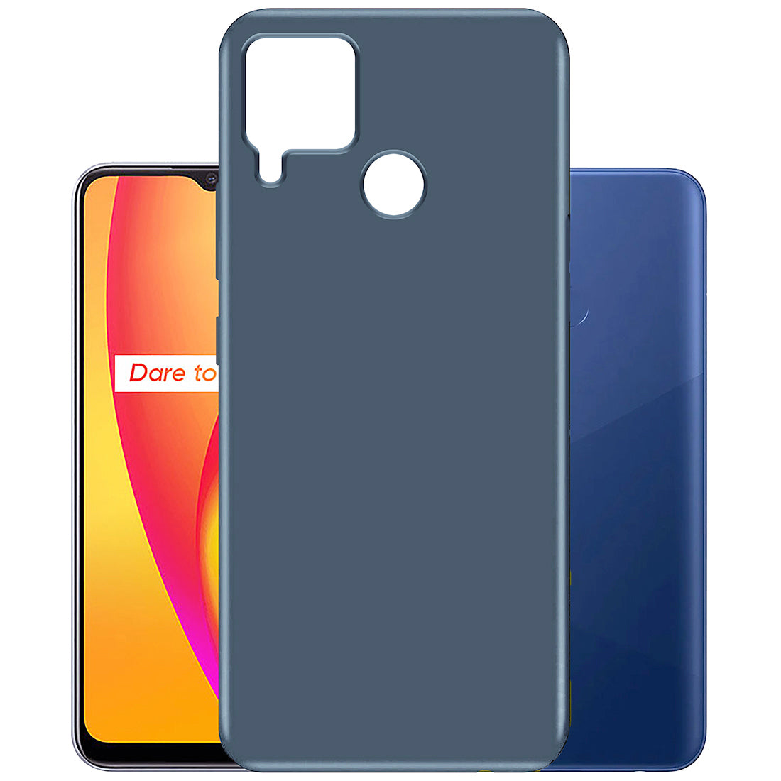 Matte Finish TPU Back Cover for Realme C15