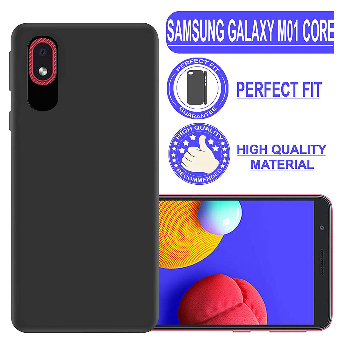 Matte Finish TPU Back Cover for Samsung Galaxy M01 Core / A01 Core