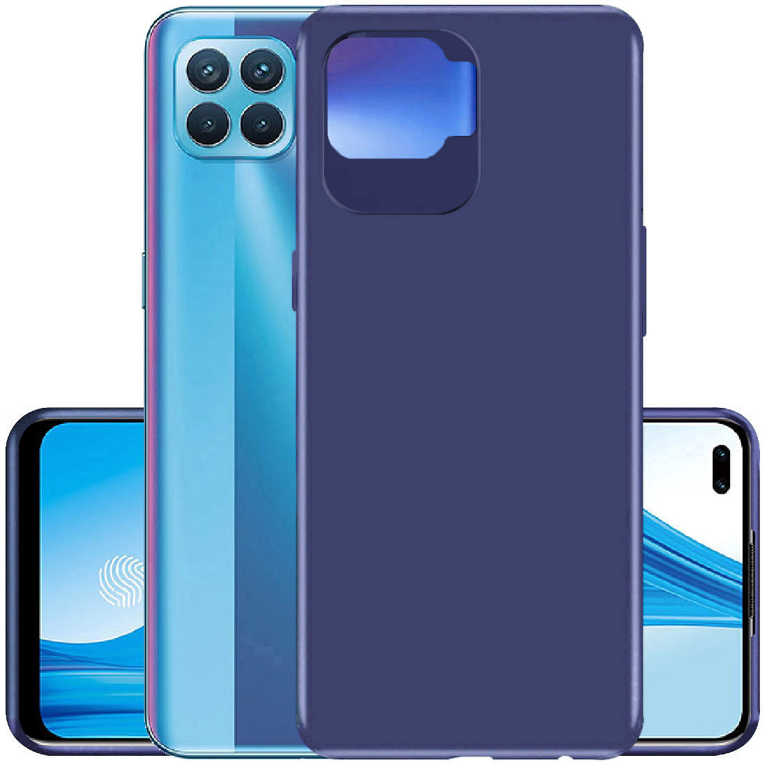 Matte Finish TPU Back Cover for Oppo F17 Pro / Oppo A93