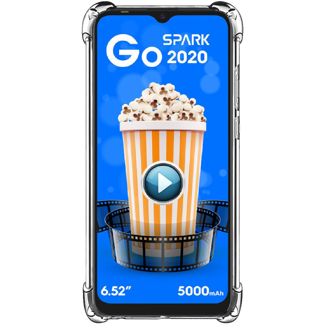 Hybrid Clear Case for Tecno Spark Go (2020)