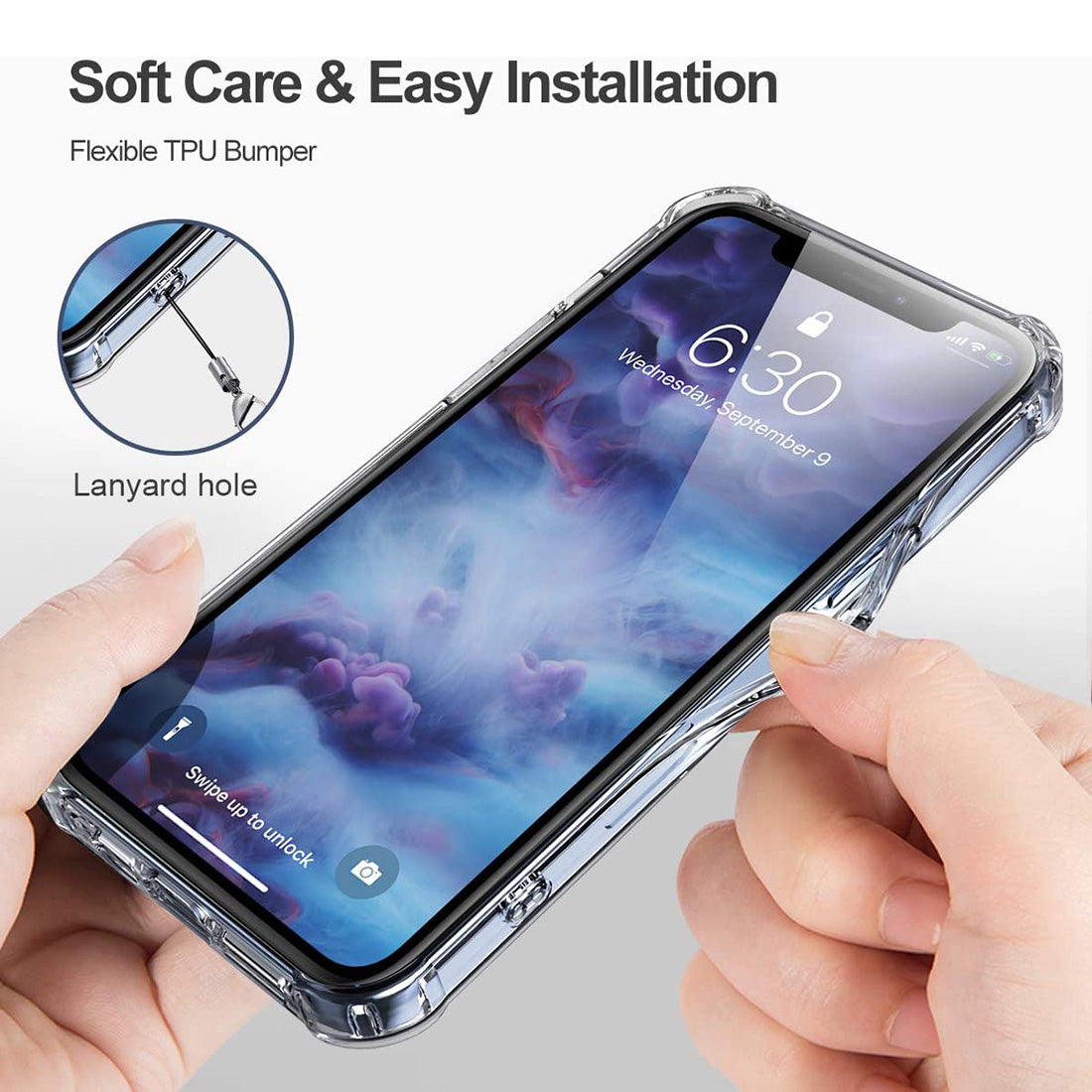Hybrid Clear Case for Apple iPhone 12 / 12 Pro