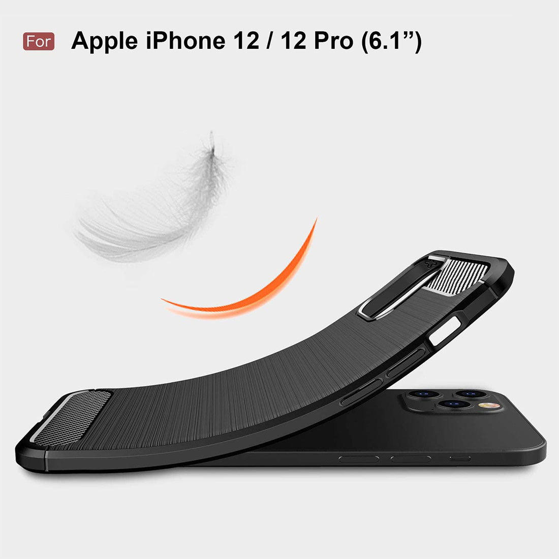 Carbon Fiber Case for Apple iPhone 12 / 12 Pro