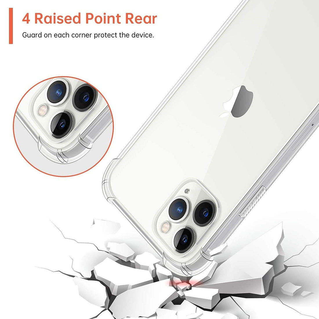 Hybrid Clear Case for Apple iPhone 12 Pro Max