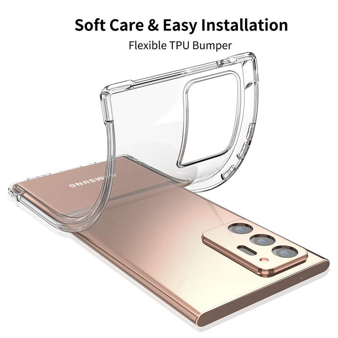 Hybrid Clear Case for Samsung Galaxy Note 20 Ultra 4G