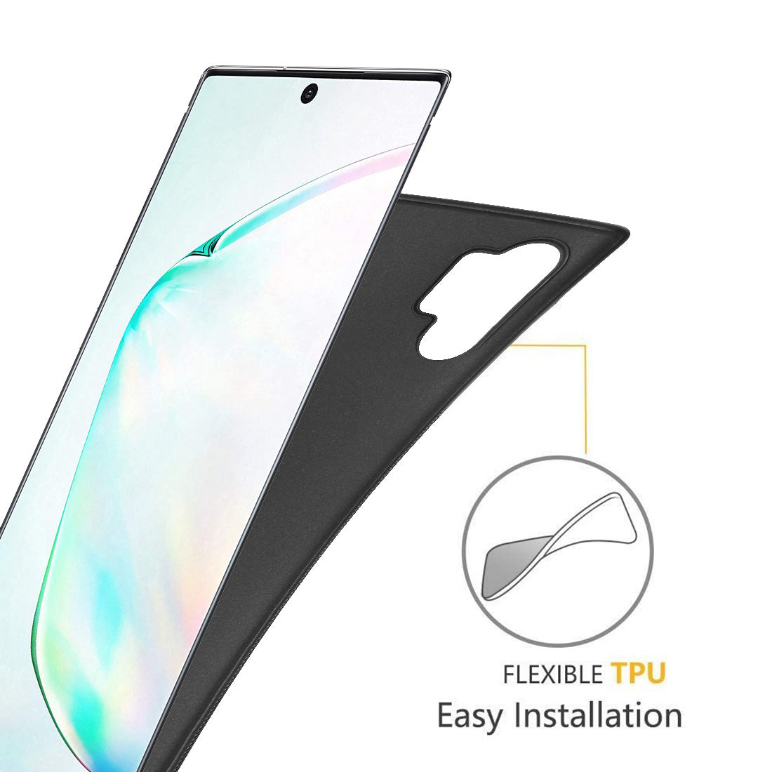 Matte Finish TPU Back Cover for Samsung Galaxy Note10 Plus
