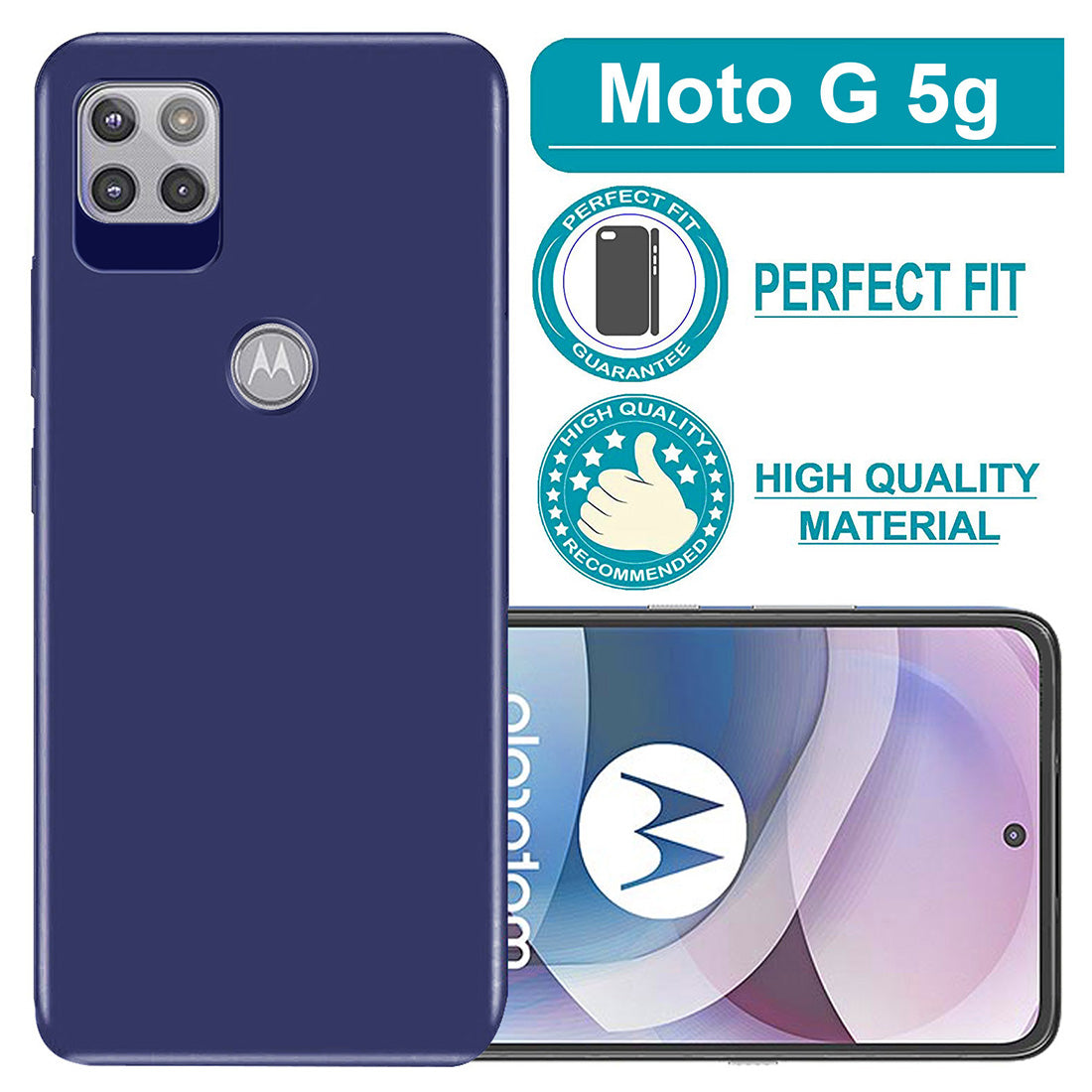 Matte Finish TPU Back Cover for Motorola Moto G 5G