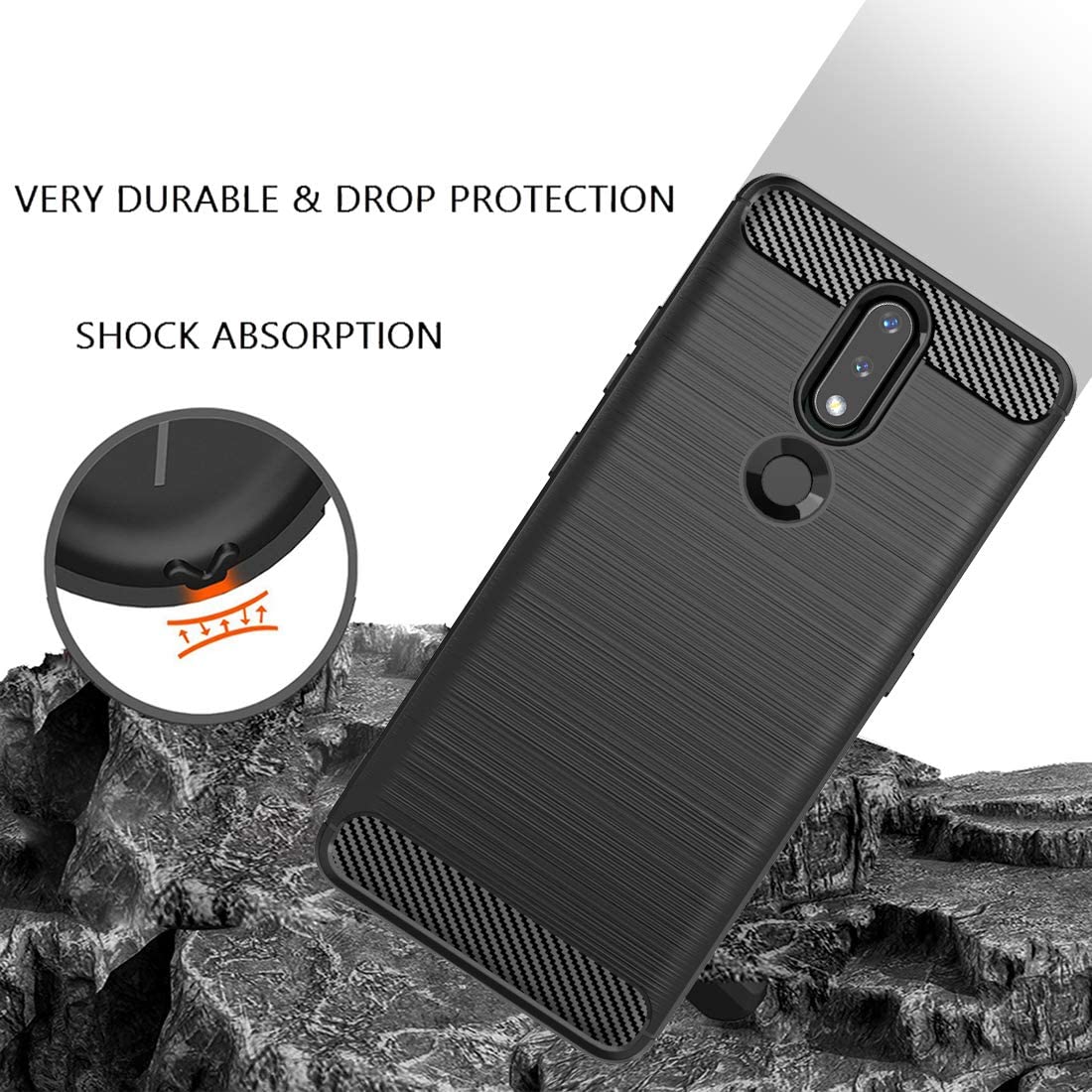 Carbon Fiber Case for Nokia 2.4