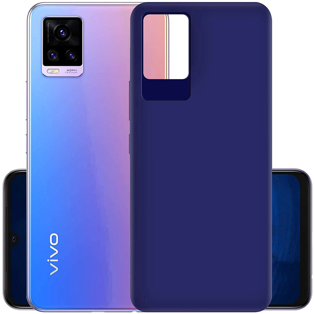 Matte Finish TPU Back Cover for Vivo V20