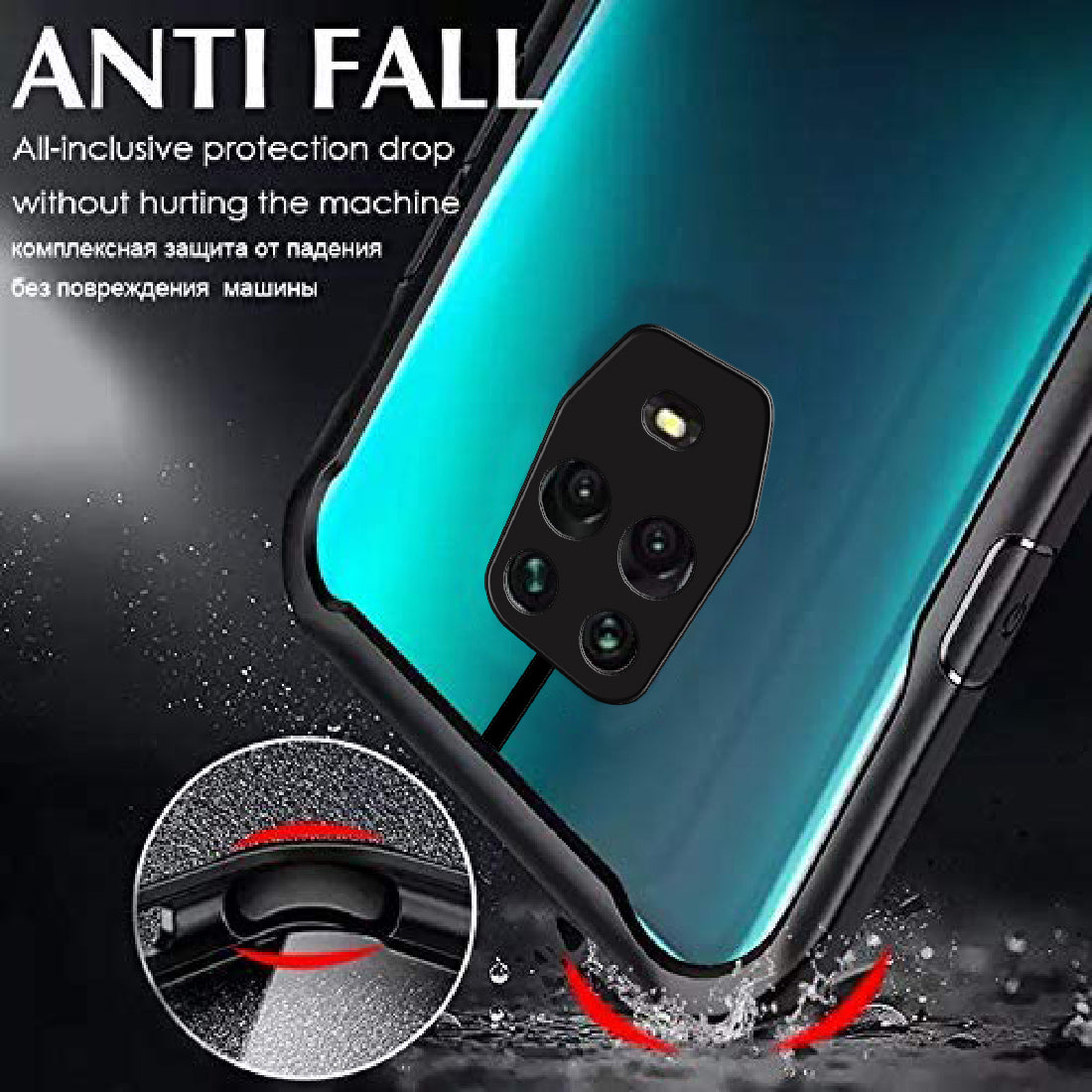 Shockproof Hybrid Cover for Mi Redmi Note 9 Pro / Redmi Note 9 Pro Max