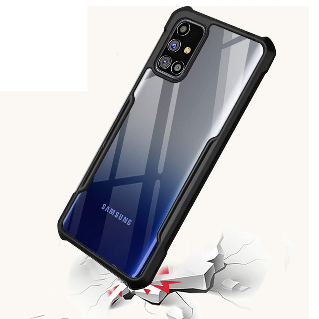 Shockproof Hybrid Cover for Samsung Galaxy M31s