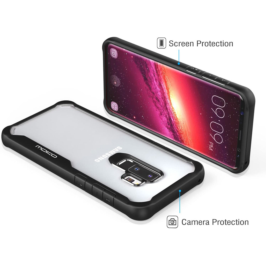 Shockproof Hybrid Cover for Samsung Galaxy S9 Plus