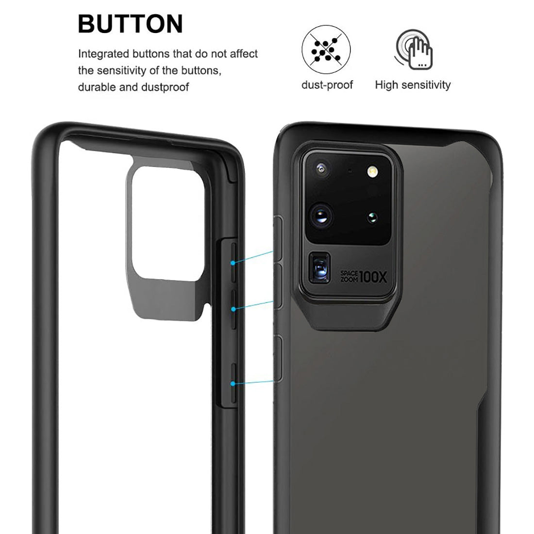 Shockproof Hybrid Cover for Samsung Galaxy S20 Ultra 4G / S20 Ultra 5G