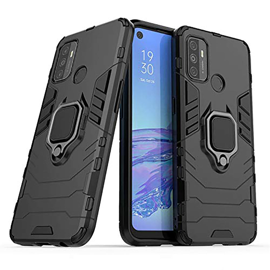 Hybrid Rugged Armor Kickstand Case for Oppo A53 / Oppo A53S / Oppo A33 (2020)