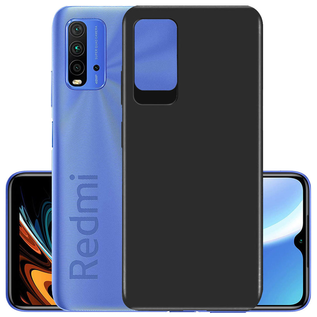 Matte Finish TPU Back Cover for Mi Redmi 9 Power / Poco M3