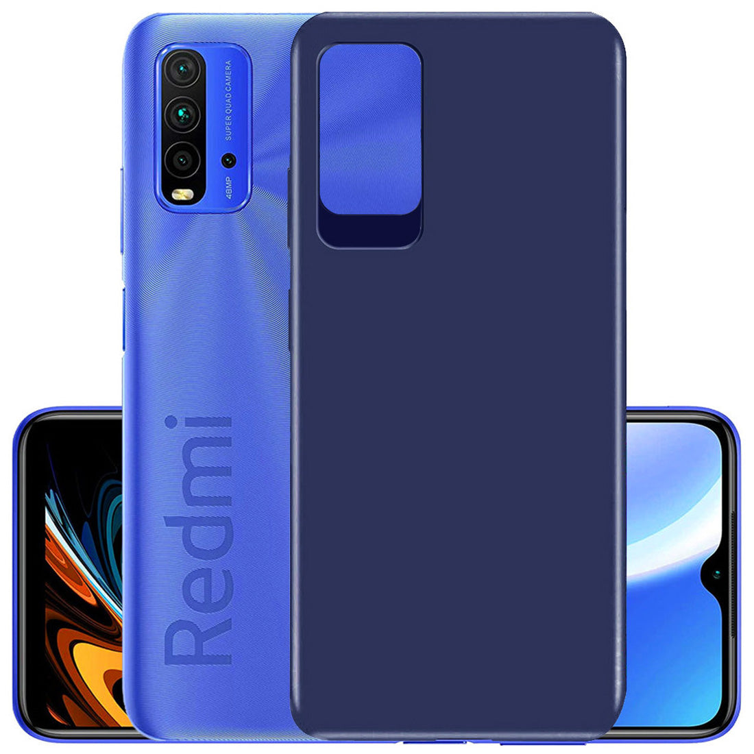 Matte Finish TPU Back Cover for Mi Redmi 9 Power / Poco M3