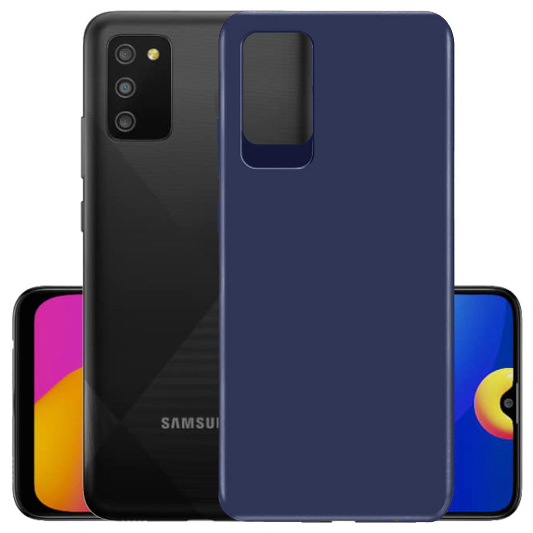 Matte Finish TPU Back Cover for Samsung Galaxy M02s / F02s