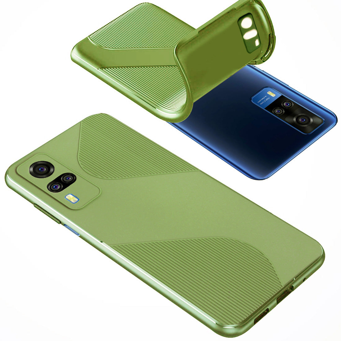 S-Style Matte TPU Back Cover for Vivo Y51A / Y51 (2020) / Y31 (2021)