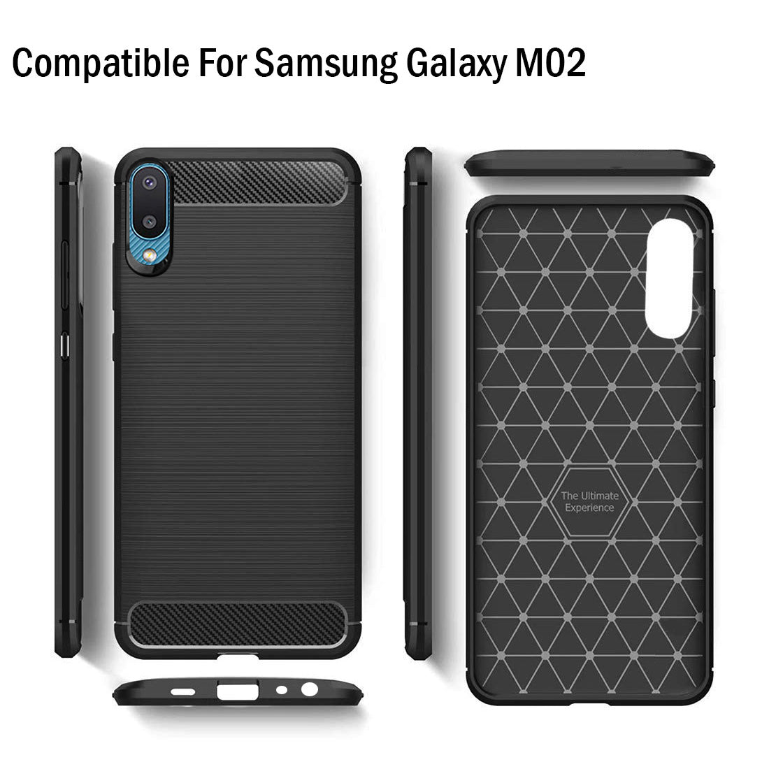 Carbon Fiber Case for Samsung Galaxy A02 / M02