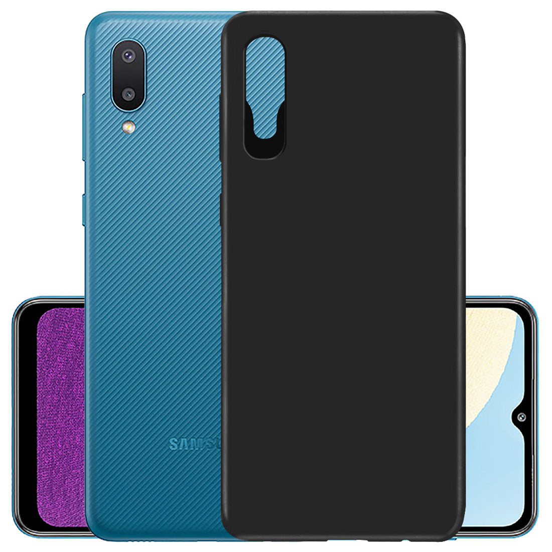 Matte Finish TPU Back Cover for Samsung Galaxy A02 / M02