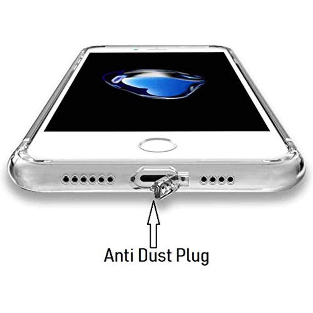 Anti Dust Plug Back Case Cover for Samsung Galaxy S21 Plus 4G