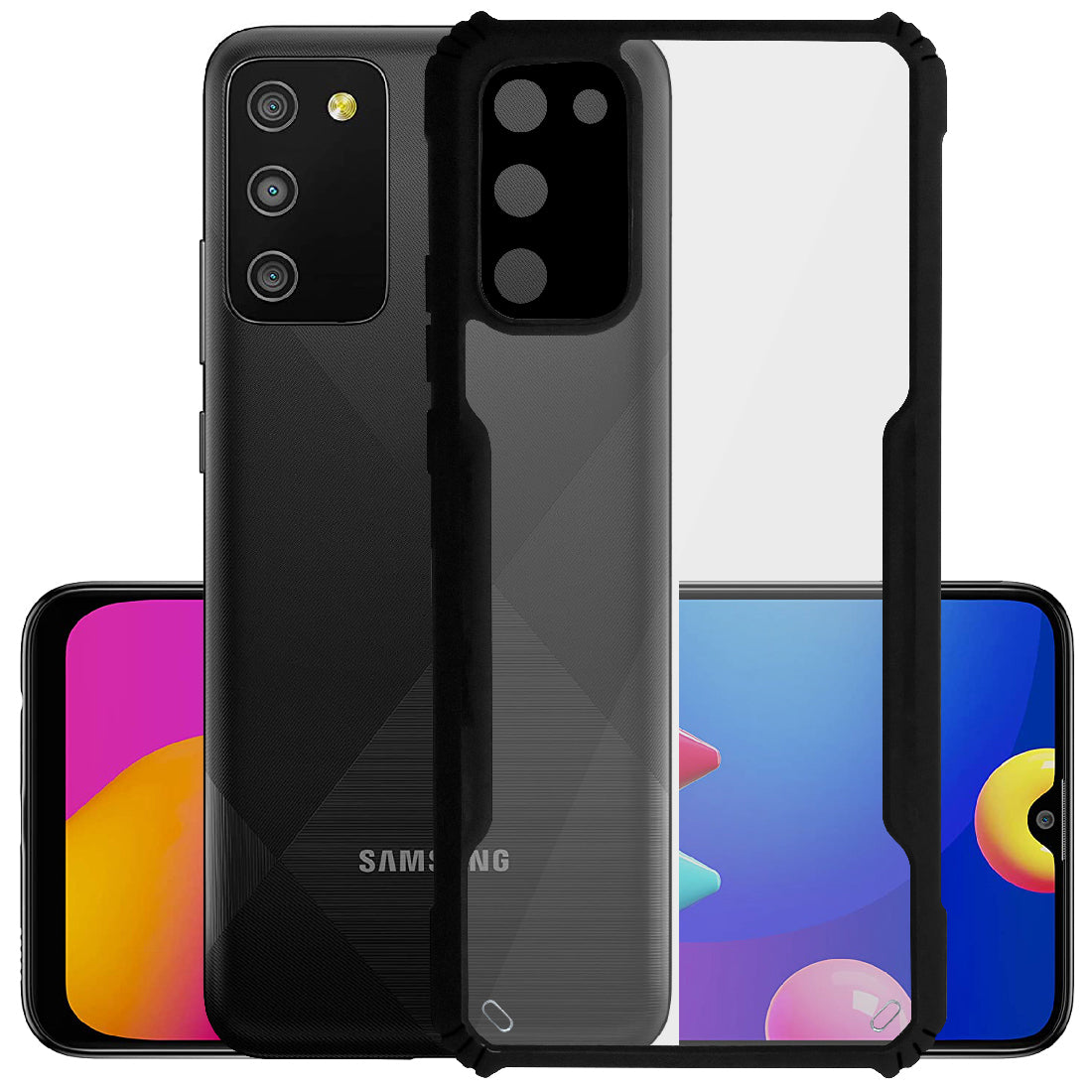 Shockproof Hybrid Cover for Samsung Galaxy M02s F02s